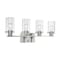 Nuvo Fixture, Vanity, 4-Light, Incandescent, 60W, 120V, A19, Medium Base, Width: 29.75 60/7174 - alternate 1